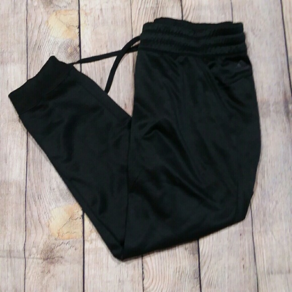 adidas Pants - NWT Adidas Black Climawarm Fleece Jogger Pants